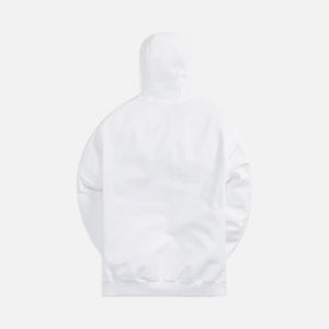 by Parra Bird Face Front Hooded Sweatshirt - White