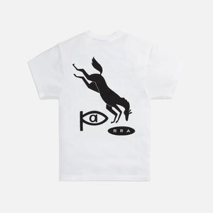 by Parra Horse In a Hole Tee - White