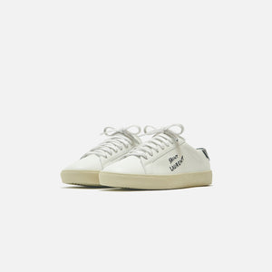 Saint Laurent SL 06 Signature Sneaker - Blanc Optique / Nero