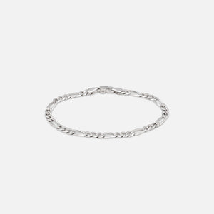 Tom Wood Figaro Bracelet Thick 8.3 inches - Silver