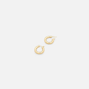 Tom Wood Classic Hoops Thick Small - Gold