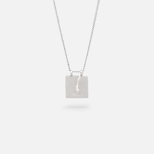 Tom Wood Mined Pendant 20.5in - Reflective / Silver