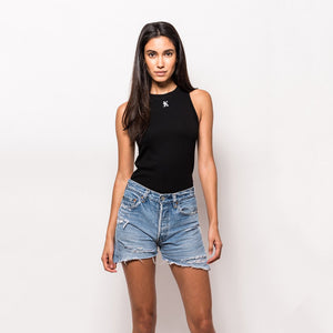 Kith K Fitted Tank Top - Black
