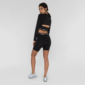 Kith Sport Naomi Long Sleeve Crop Top - Black
