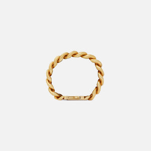 Saint Laurent Gourmette Chain Bracelet - Gold