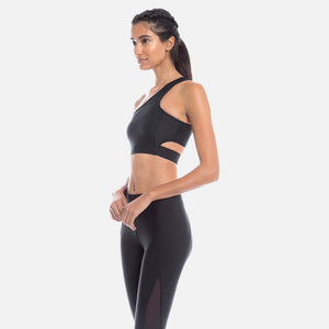 Kith Bryn Single Shoulder Sports Bra - Black
