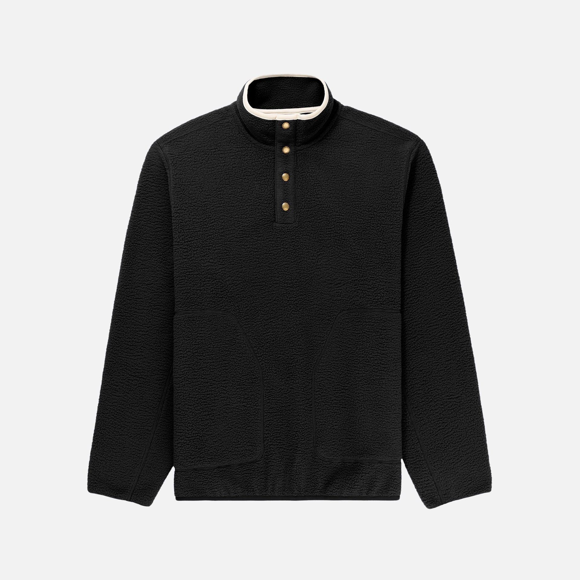 Aimé Leon Dore Fleece Half Button - Black