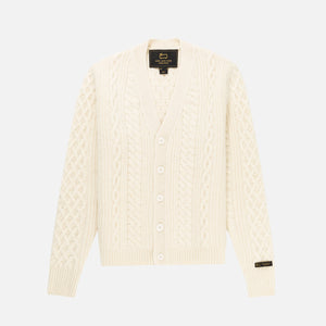 Aimé Leon Dore x Woolrich Cable Cardigan - Parmesan