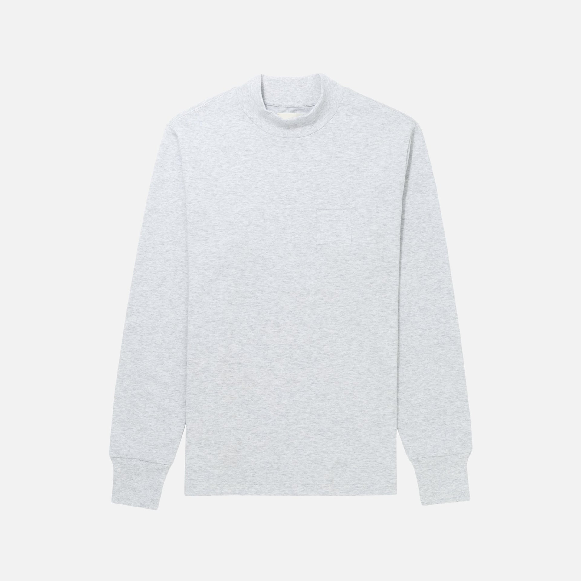 Aimé Leon Dore L/S Mockneck Dimebag Tee - Heather Grey