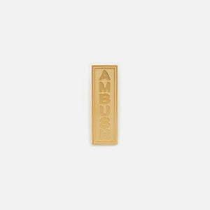 Ambush Logo Earring English - Gold