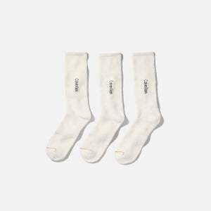 Calvin Klein x Heron Preston Men`s Socks (3 Pack) - Chalk
