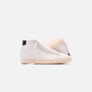 Clae Bradley Leather Mid Sneaker - California White  / Black