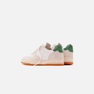 Clae Malone Leather Sneaker - White / Smoke Comfrey