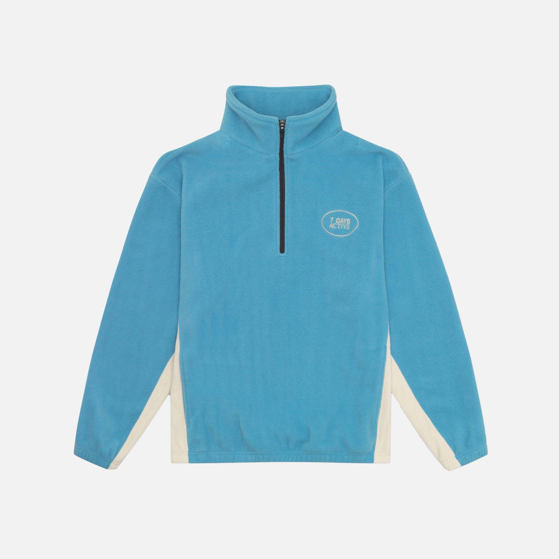 7 Days Active Fleece Pullover - Light Blue