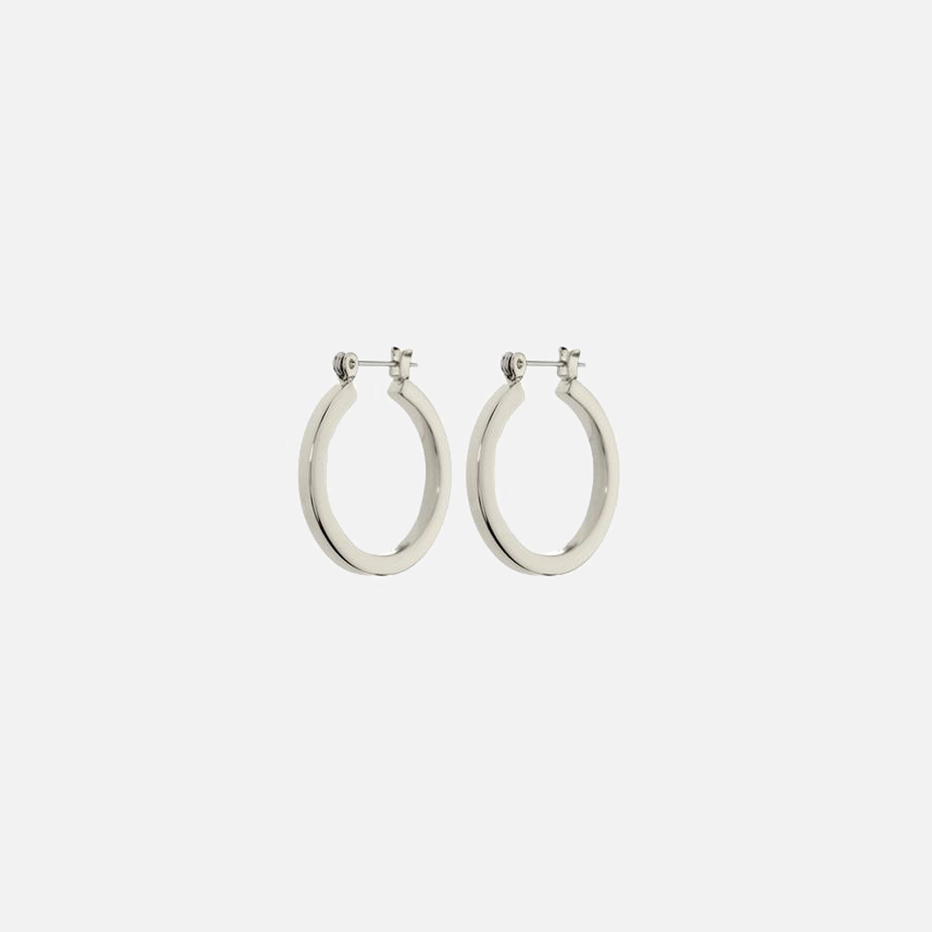 Luv AJ The Mini Celine Hoops - Silver