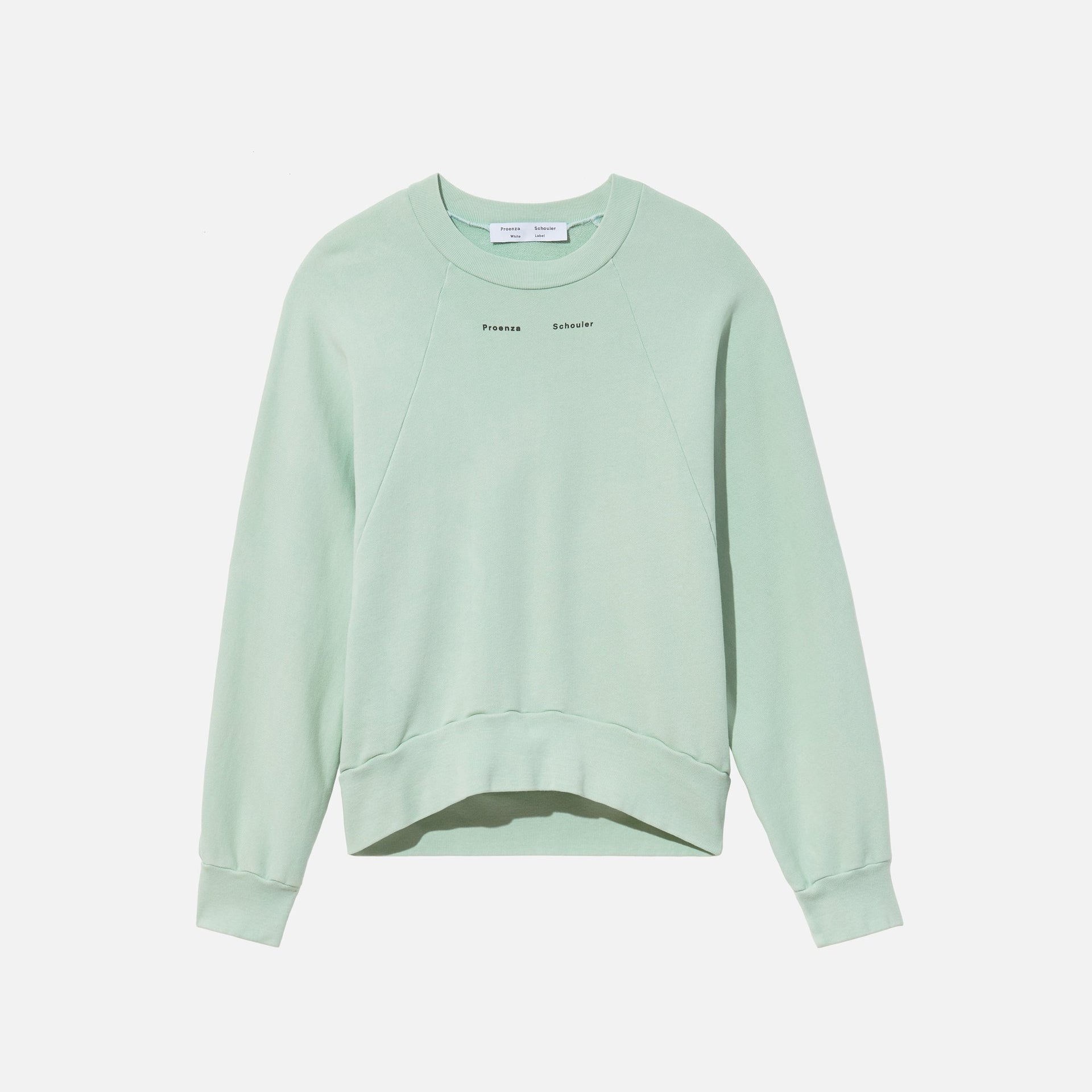 Proenza Schouler Modified Raglan Solid Sweatshirt - Mint